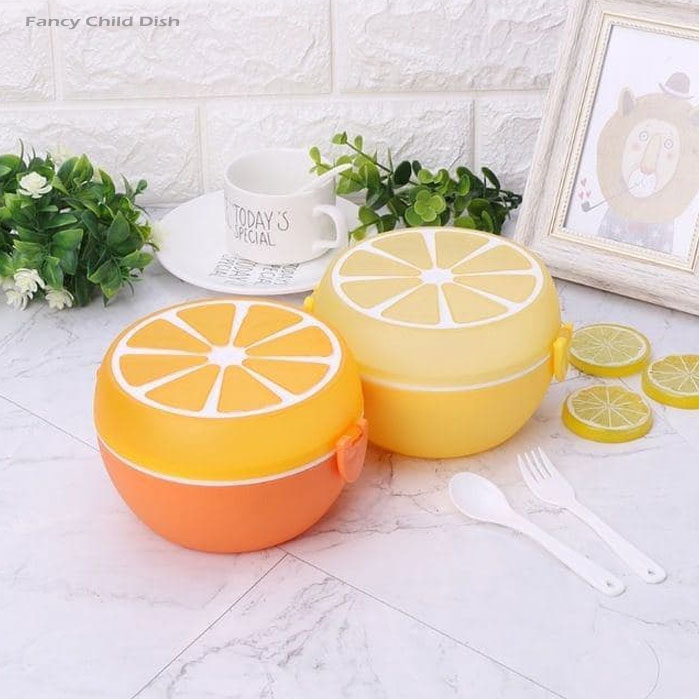 ظرف نگهدارنده سه تکه طرح پرتقال