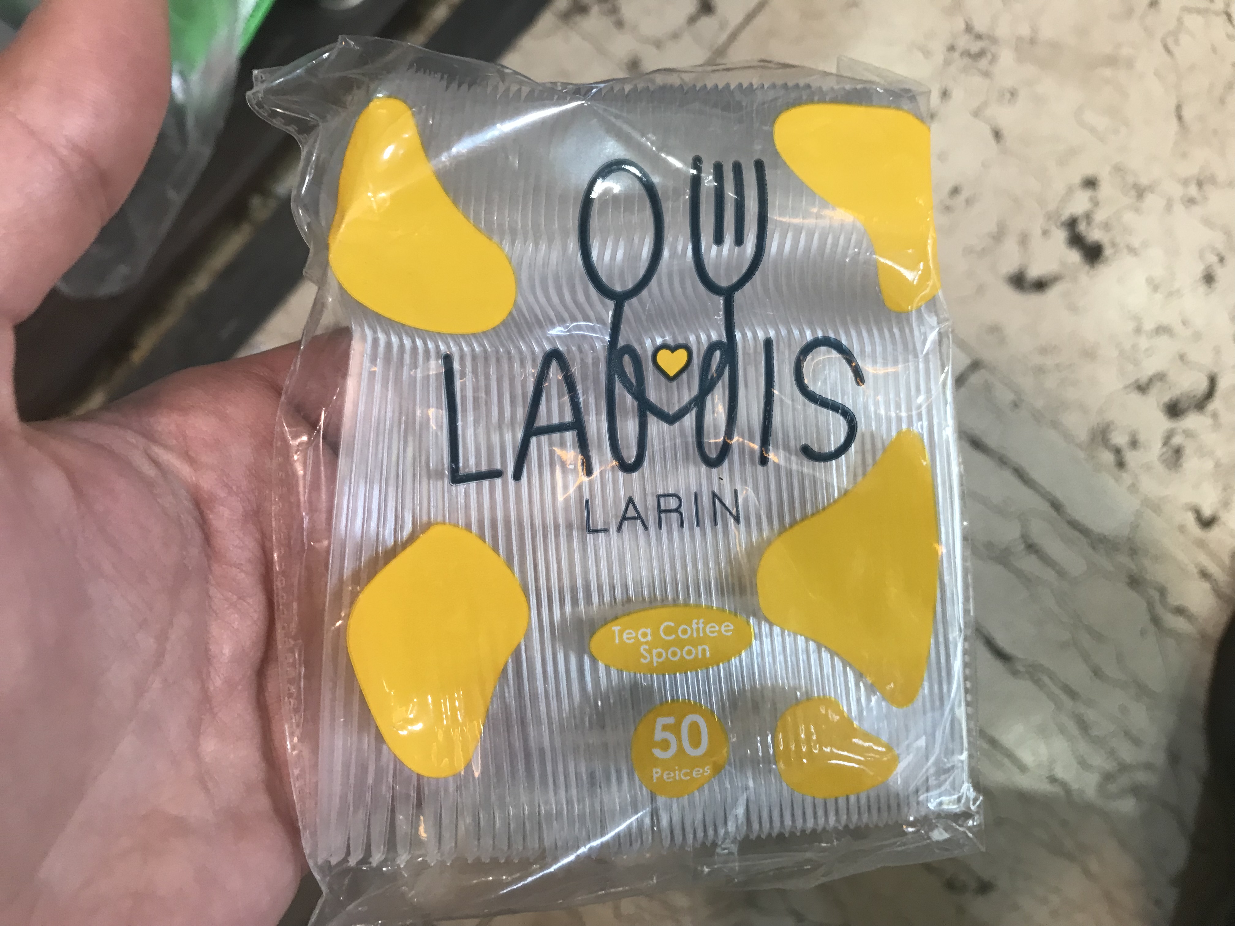 قاشق چای خوری یکبار مصرف
