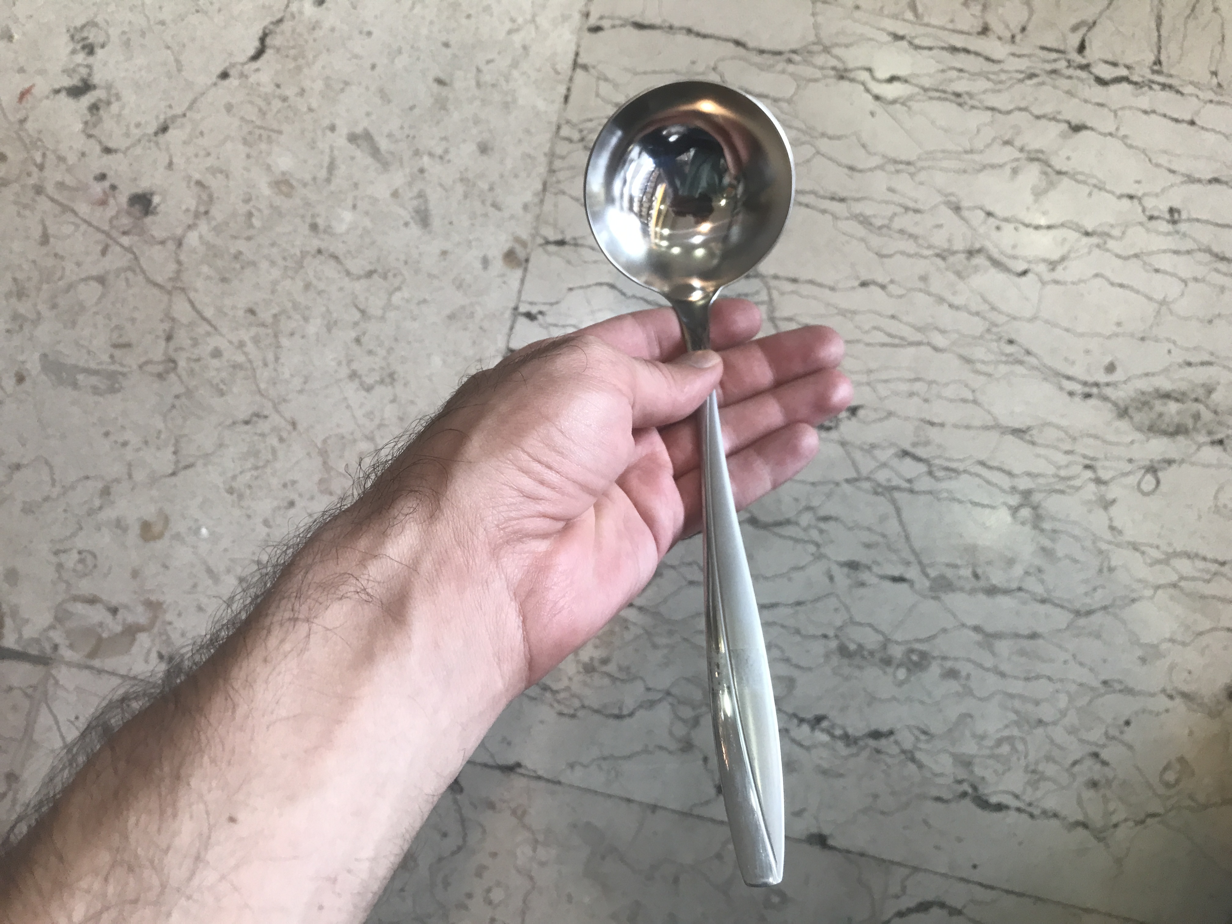 ملاقه کوچک تک استیل مدل دونا