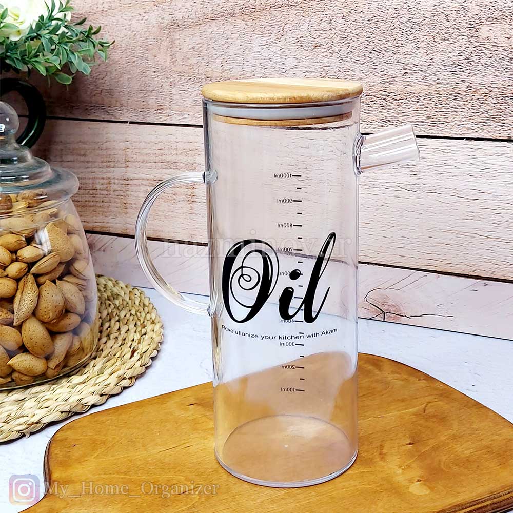 ظرف روغن ریز اکرولیک ۱۰۰۰ میلی لیتر